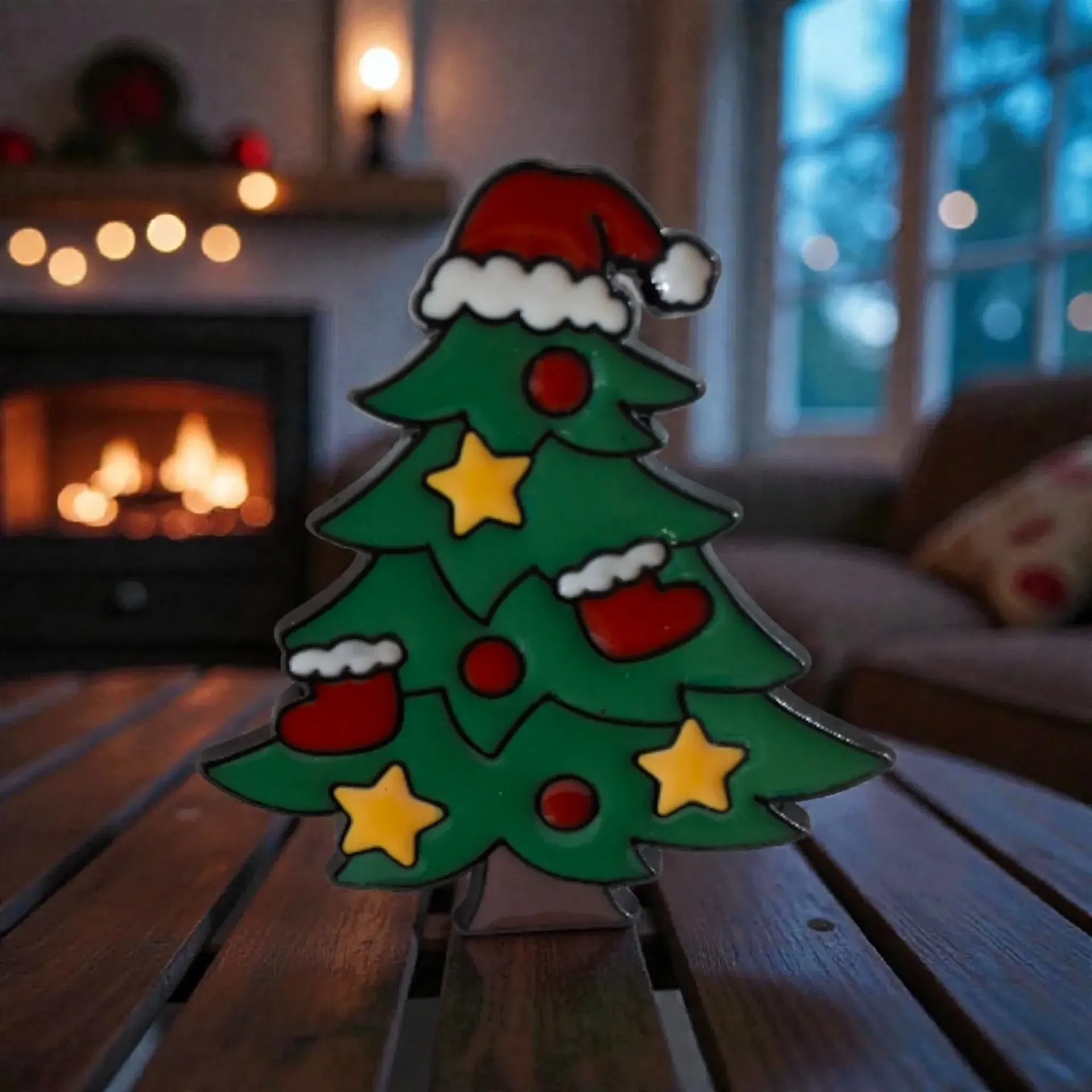 Árbol con gorrito